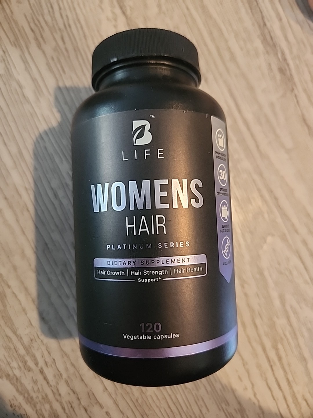 B Life Womens Hair Growth Supplement – 1 Month Supply – Hair Vitamin Complex