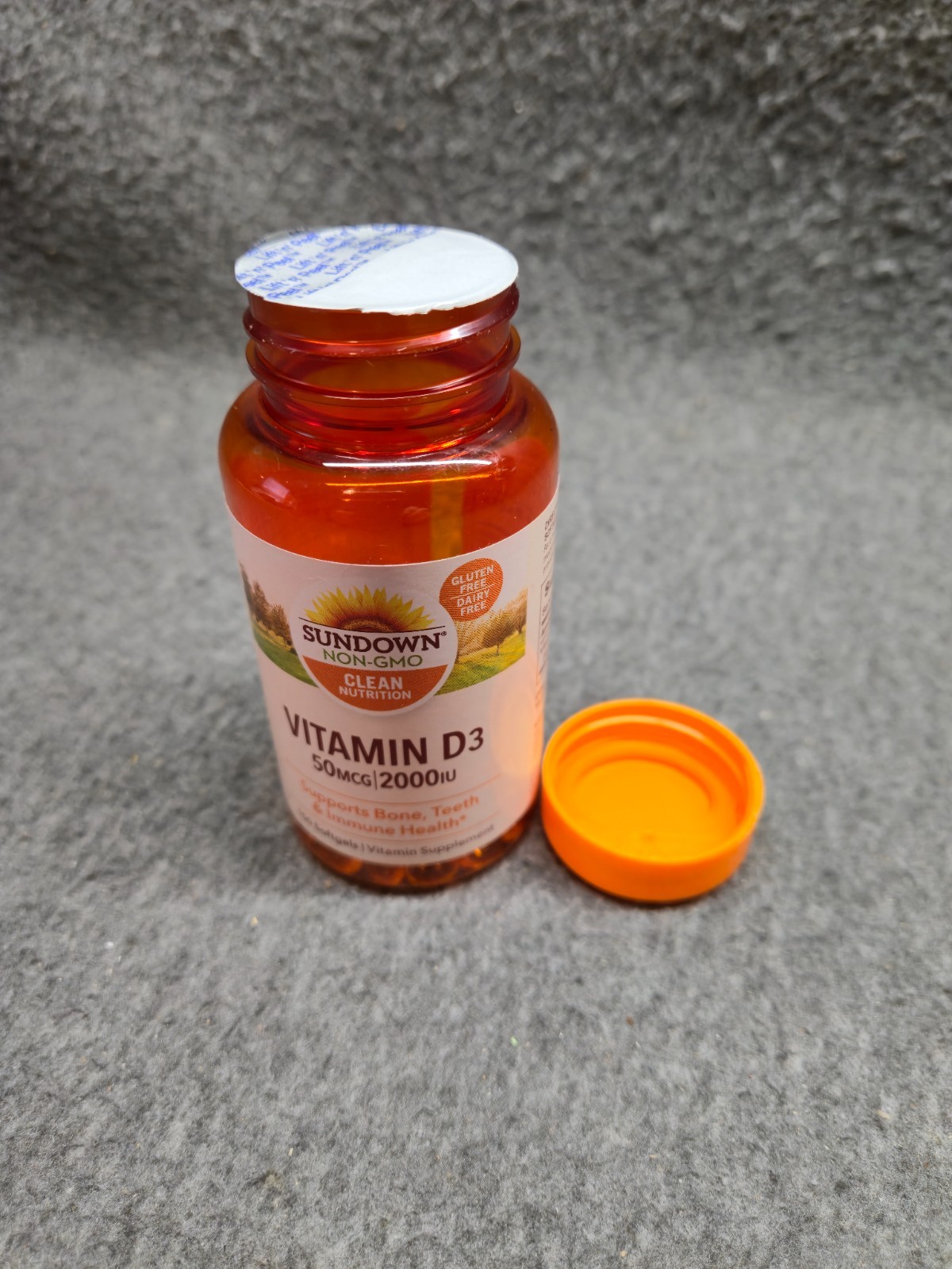Lot 2 Sundown Vitamin D3 50mcg 2000IU 150softgels Each Bottle. EXP 06/2026