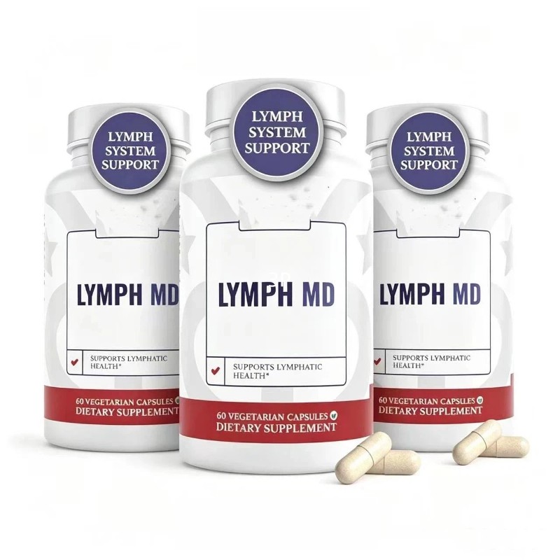 3 Pack Lymph MD- Lymphatic System Supplement with 9 Botanicals. Men and Women US