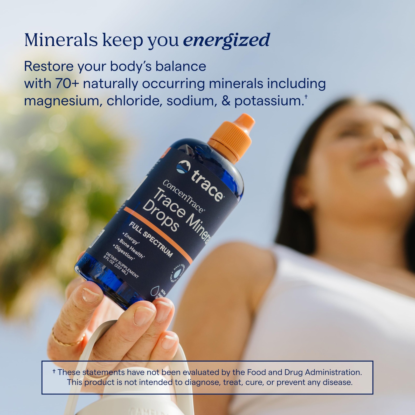 Trace Mineral Drops 8 fl oz Liquid 8 Ounce (Pack of 1), Color.value