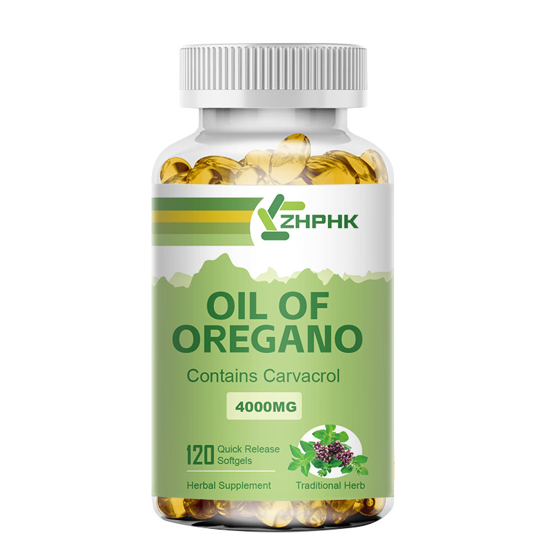 120pcs Oil of Oregano – Carvacrol, Support Digestive, Respiratory, Joint Health