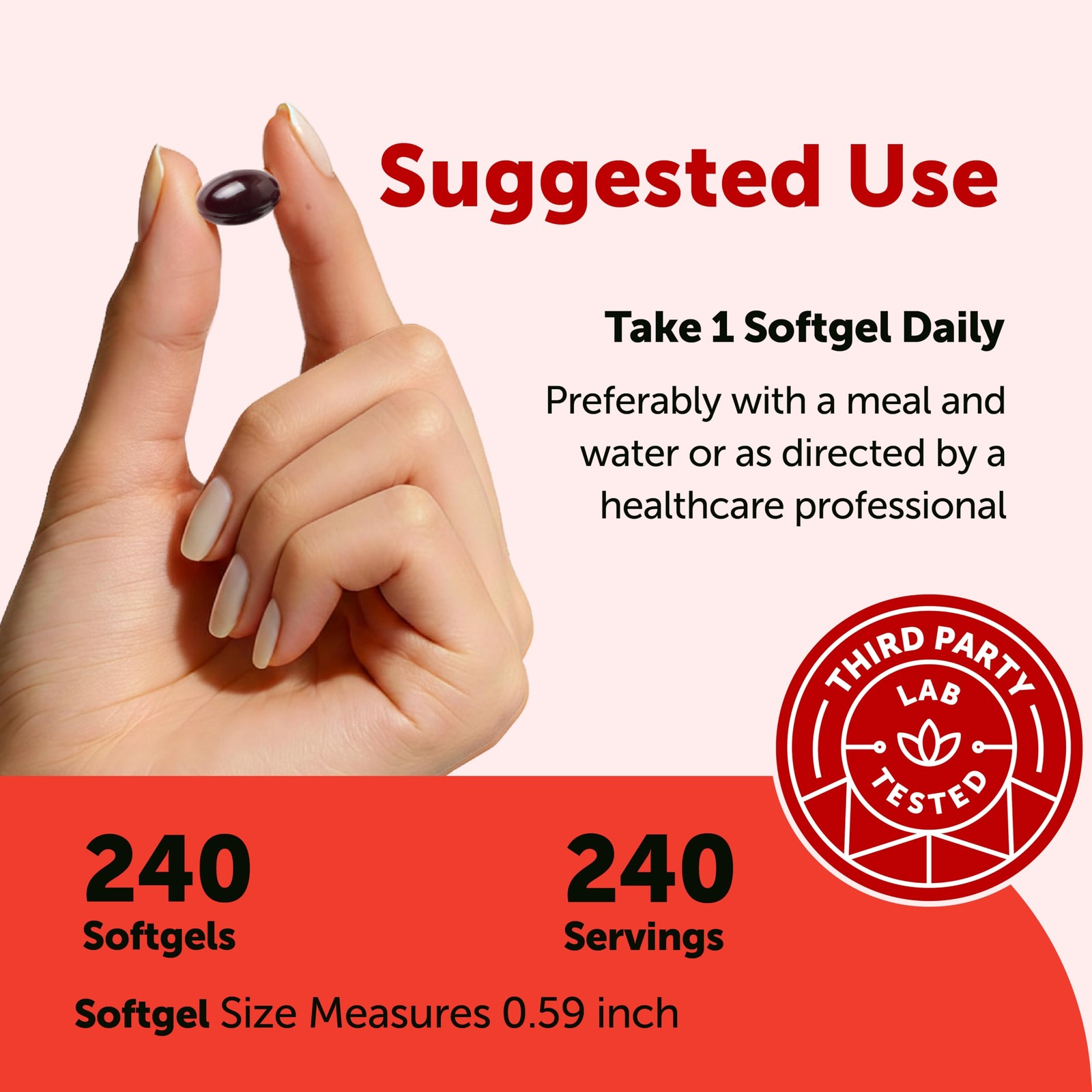 Micro Ingredients Astaxanthin 6mg with MCT Oil, 240 240 Count (Pack of 1)