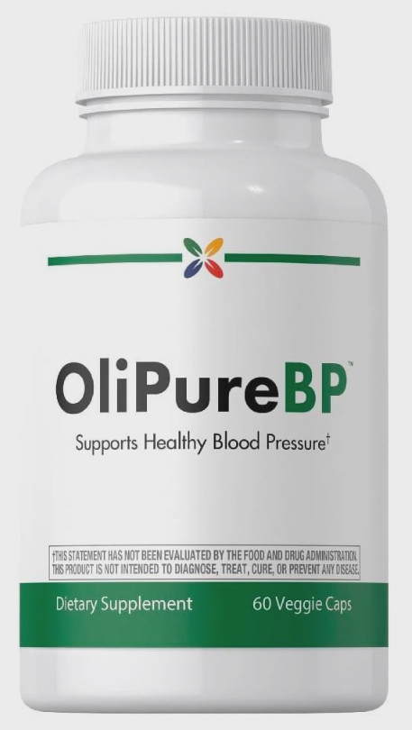 Stop Aging Now OliPure BP™ Blood Pressure Support 60 VegeCaps exp 02/2028