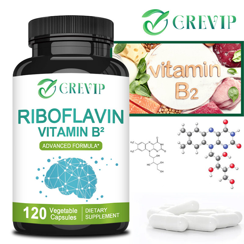 Riboflavin Vitamin B2 400mg – Skin and Vision Health, Support Nervous System