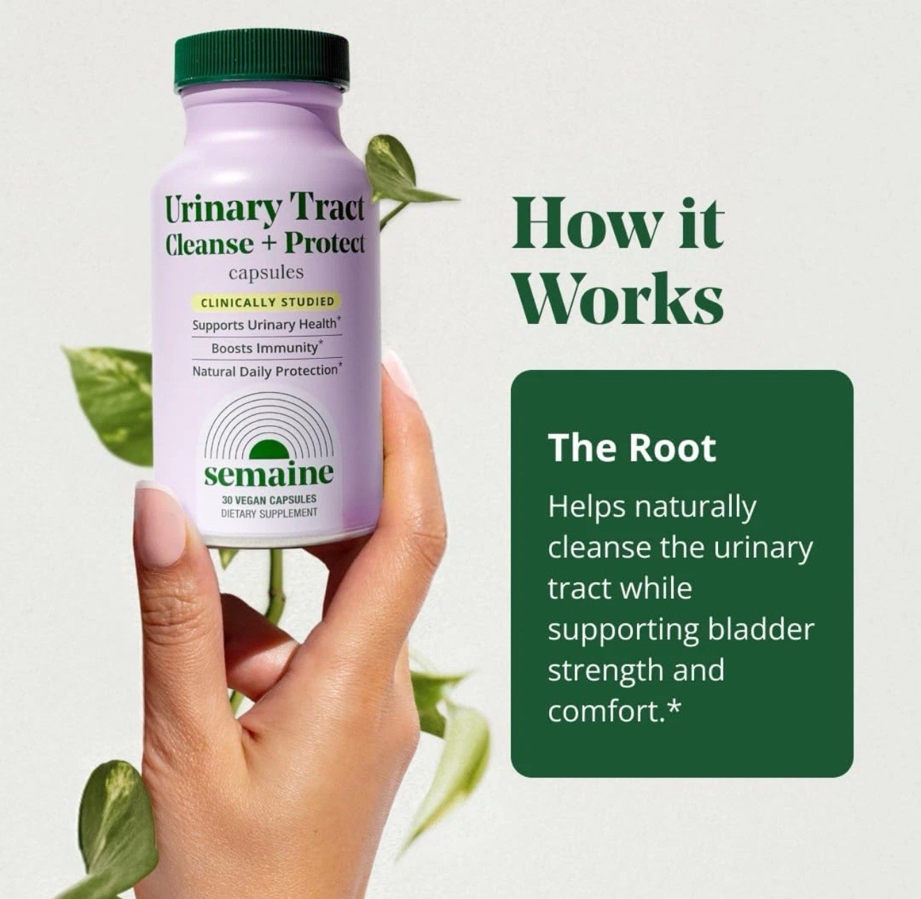 Urinary Tract Cleanse & Protect 30 Ct Bladder Support Supplement for Women Cranb