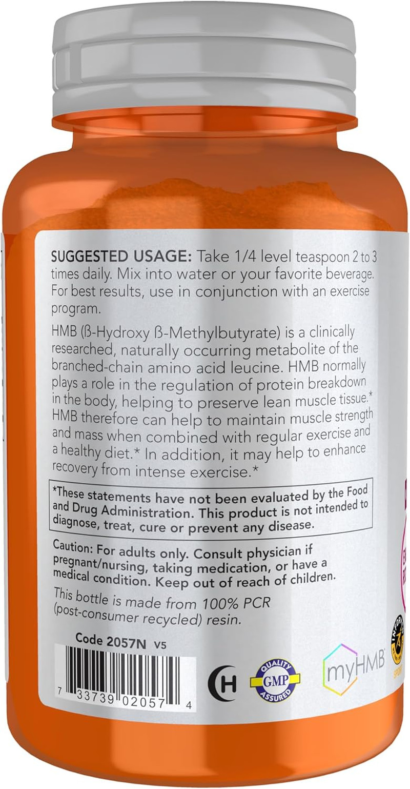 Sports Nutrition, HMB (Β-Hydroxy Β-Methylbutyrate)Powder, Sports Recovery*, 90 G