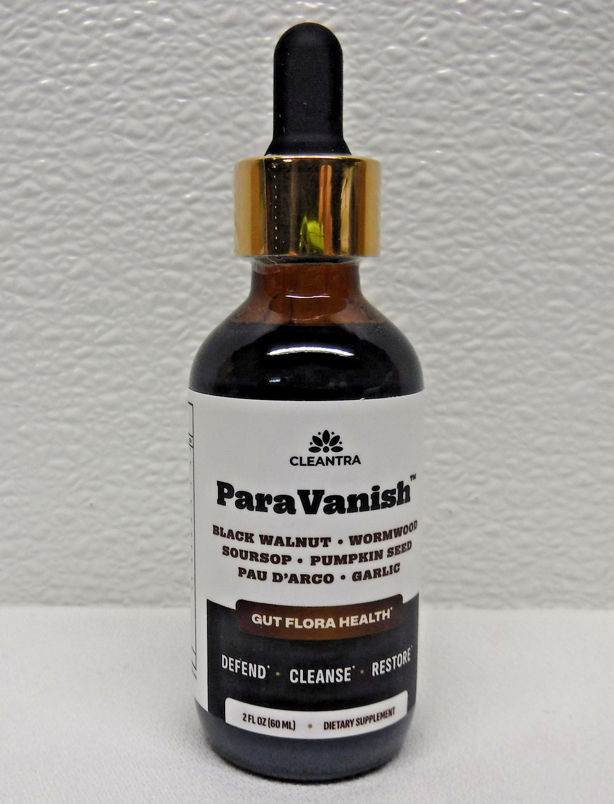 4 Bottles CLEANTRA ParaVanish Gut Flora Health, Natural Body Cleanse exp. 01/28