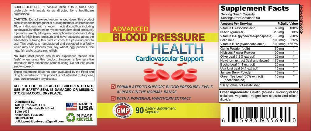 Cardiovascular Support Supplement Apple Cider Vinegar Weight Management 60 Caps