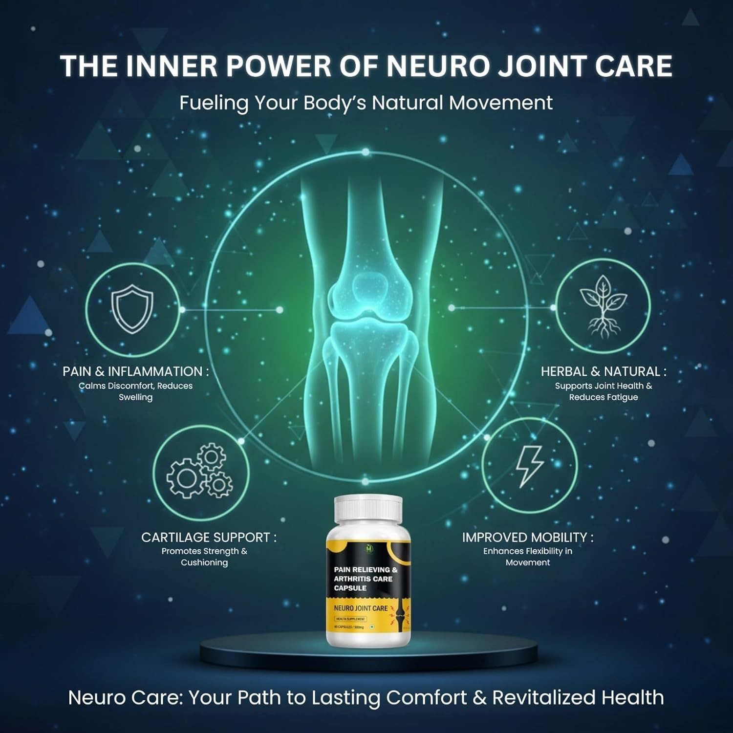 Healthy Nutri.tion Neuro Joint Care 180 Veg Capsules