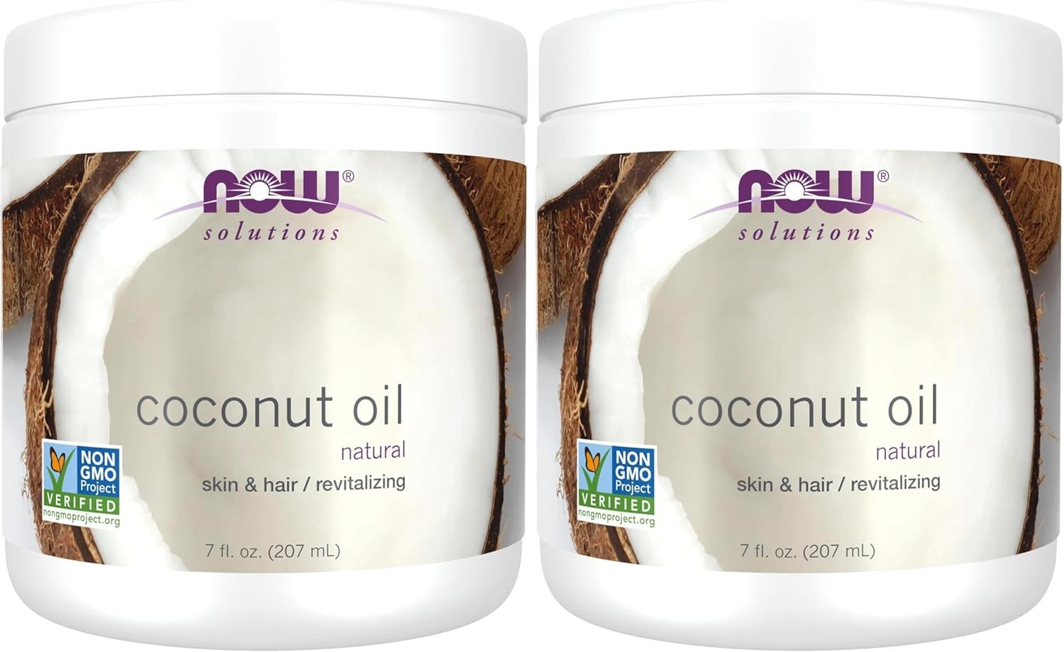 NOW Solutions, Coconut Oil, Naturally Revitalizing for Skin and Hair, Conditioni