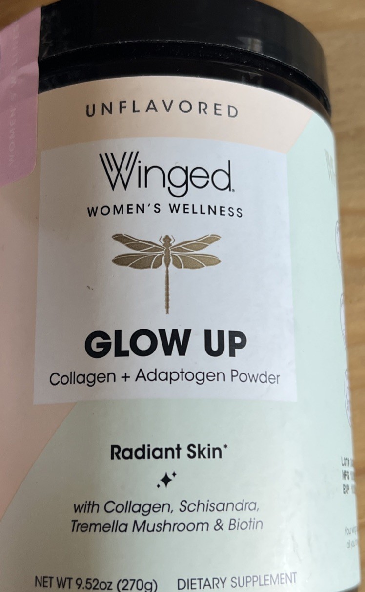 Winged GLOW UP Collagen + Adaptive Powder *Radiant Skin* Expires 03/26 Or Later