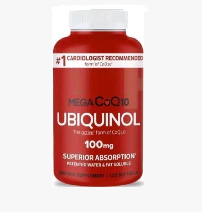 Ubiquinol CoQ10 100mg Softgels – 100 Capsules Dietary Supplement