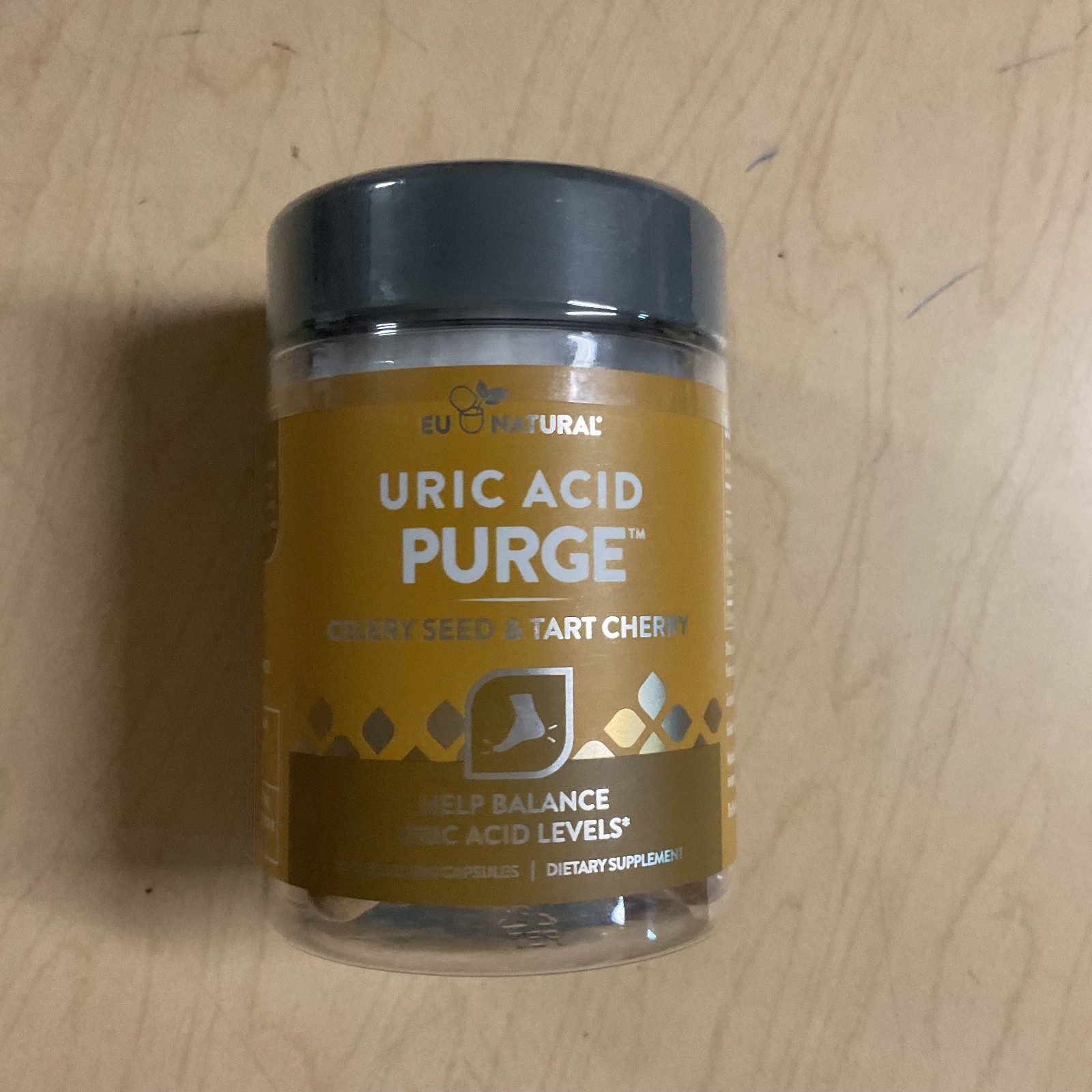 NEW EU Natural Uric Acid Purge 60ct Celery Seed & Tart Cherry expires 03/2028