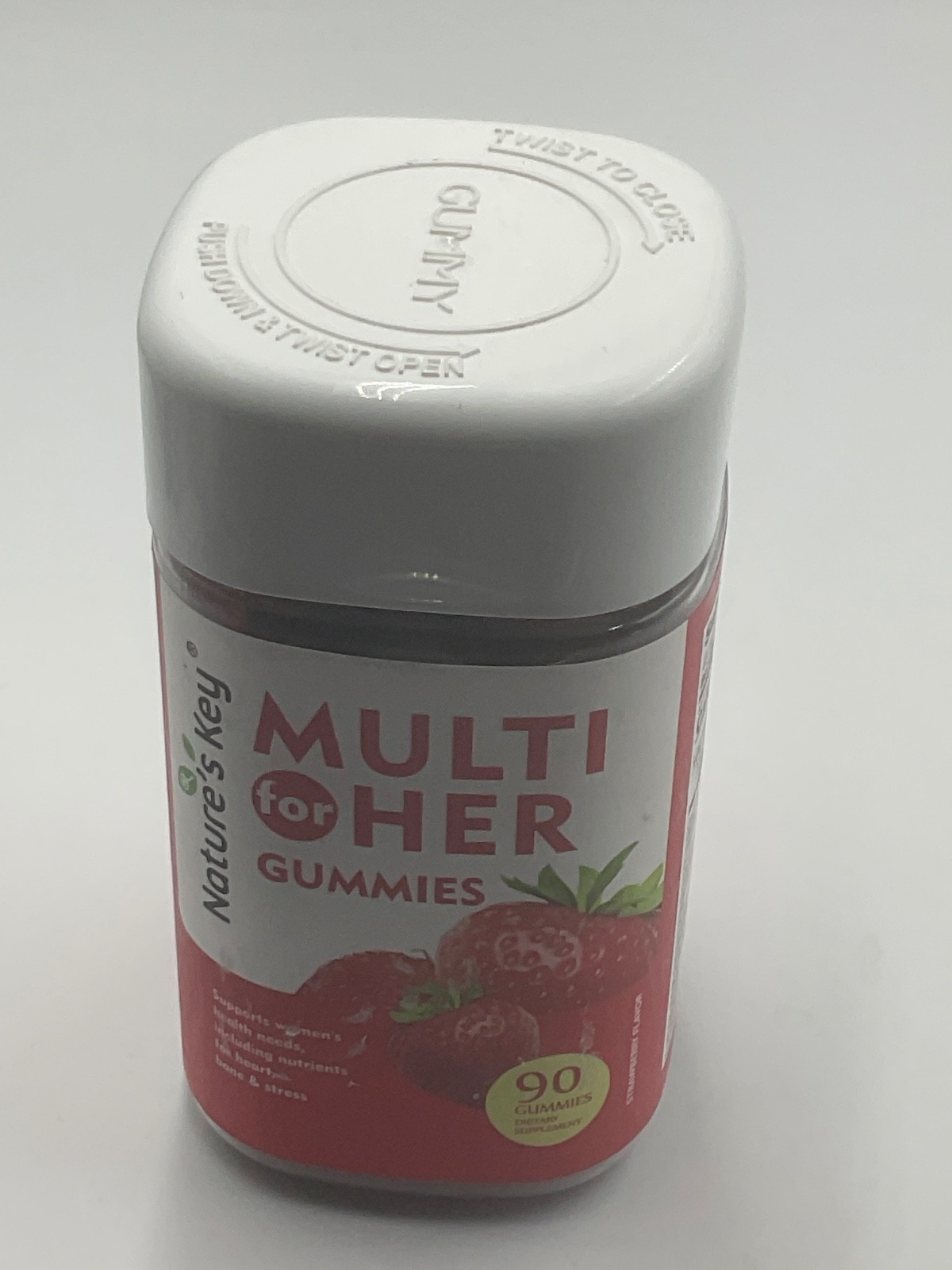 Nature’s Key Multi multivitamin for Her Gummies (Strawberry) 90 gummies ex 12/25