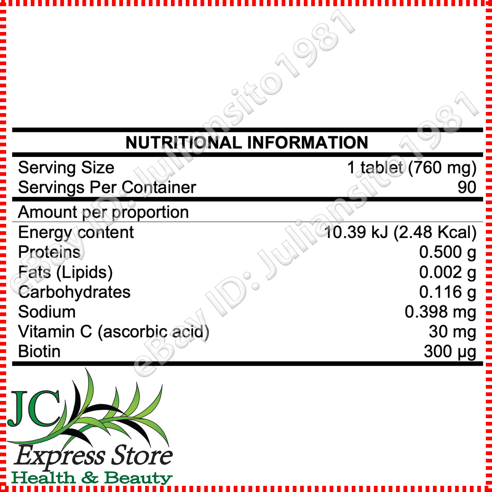 BIOTINA COLAGENO VITAMINA C VIDANAT 90 TABLETS BIOTIN COLLAGEN VITAMIN C BIOTINA
