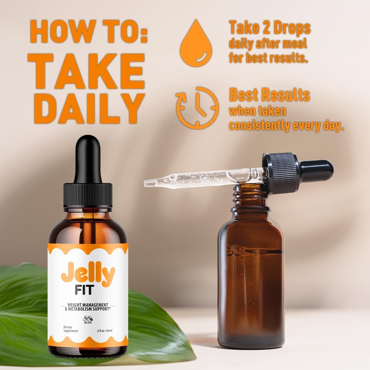 Jelly Fit Drops Natural Metabolism & Weight Management Supplement Horse Chestnut
