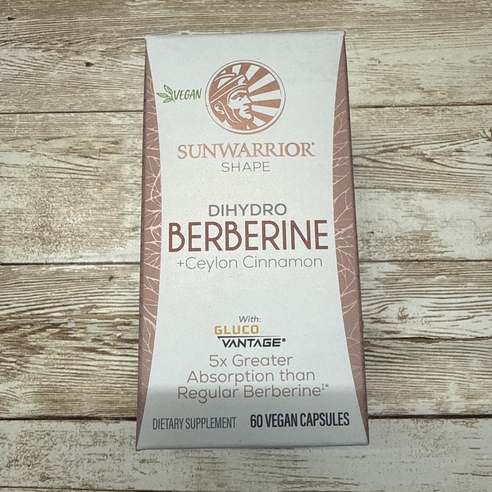 Sunwarrior Berberine Supplement 60 Ct blood sugar, weight mgmt, heart health