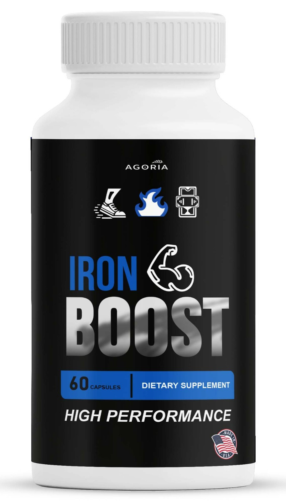 (1 Pack) Iron Boost High Performance Supplement, IronBoost Capsules