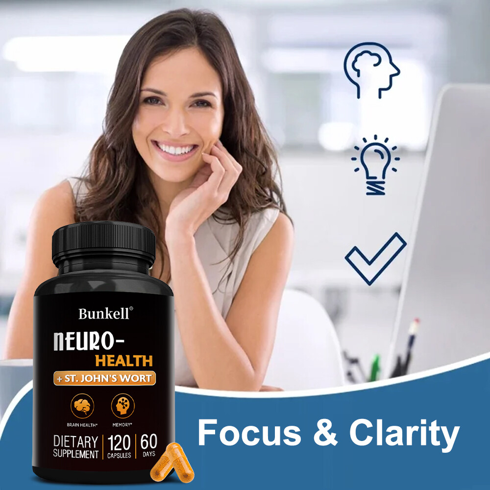 NEURO HEALTH, Healthy Brain Memory Support, Nootropic Supplement