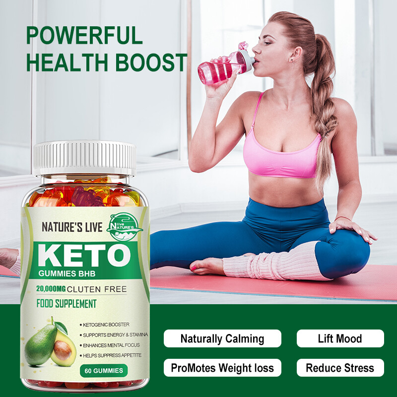 NEW Keto ACV BHB Gummies For Fat Burn Slimming Weight Loss Detox Keto Diet Pills