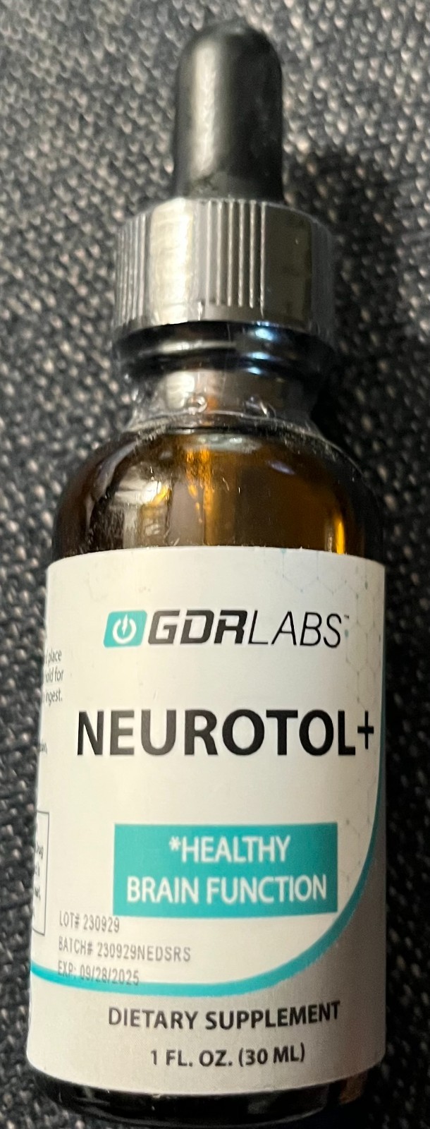 GDR Labs Neurotol+ Healthy Brain Function – 1 fl oz – NEW Exp 9/26