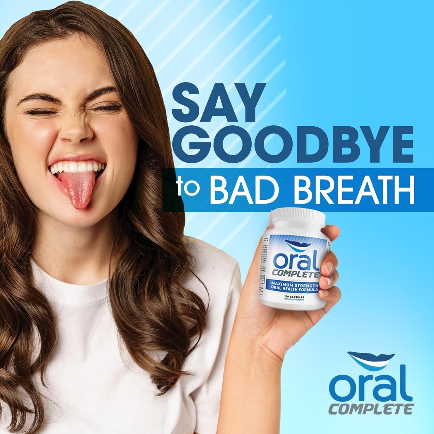 Oral Complete 11-in-1 Dental Probiotics Bad Breath Treatment Halitosis Tonsil