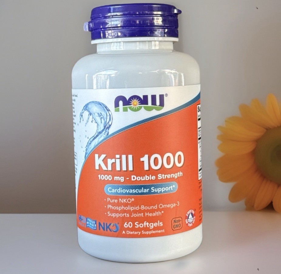NOW Foods Neptune Krill 1000 Double Strength Dietary Supplement – 120 Softgels