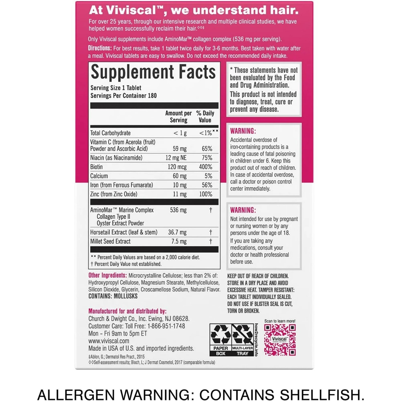 Key Features: Targeted for Women’s Hair Health: Specifically formulated to help