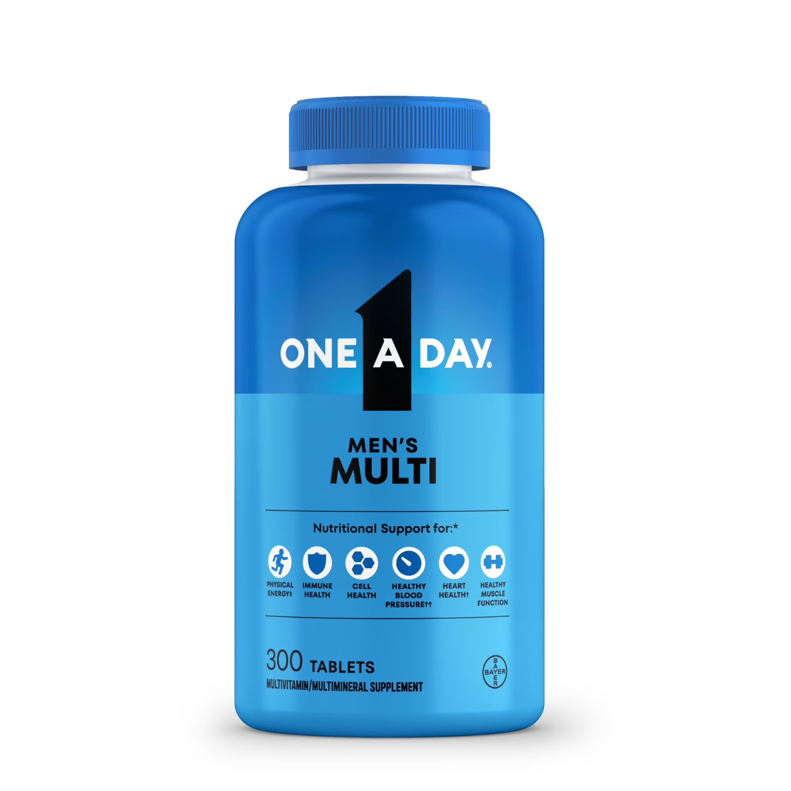 One A Day Men’s Health Formula Multivitamin Tablets, 300 ct.