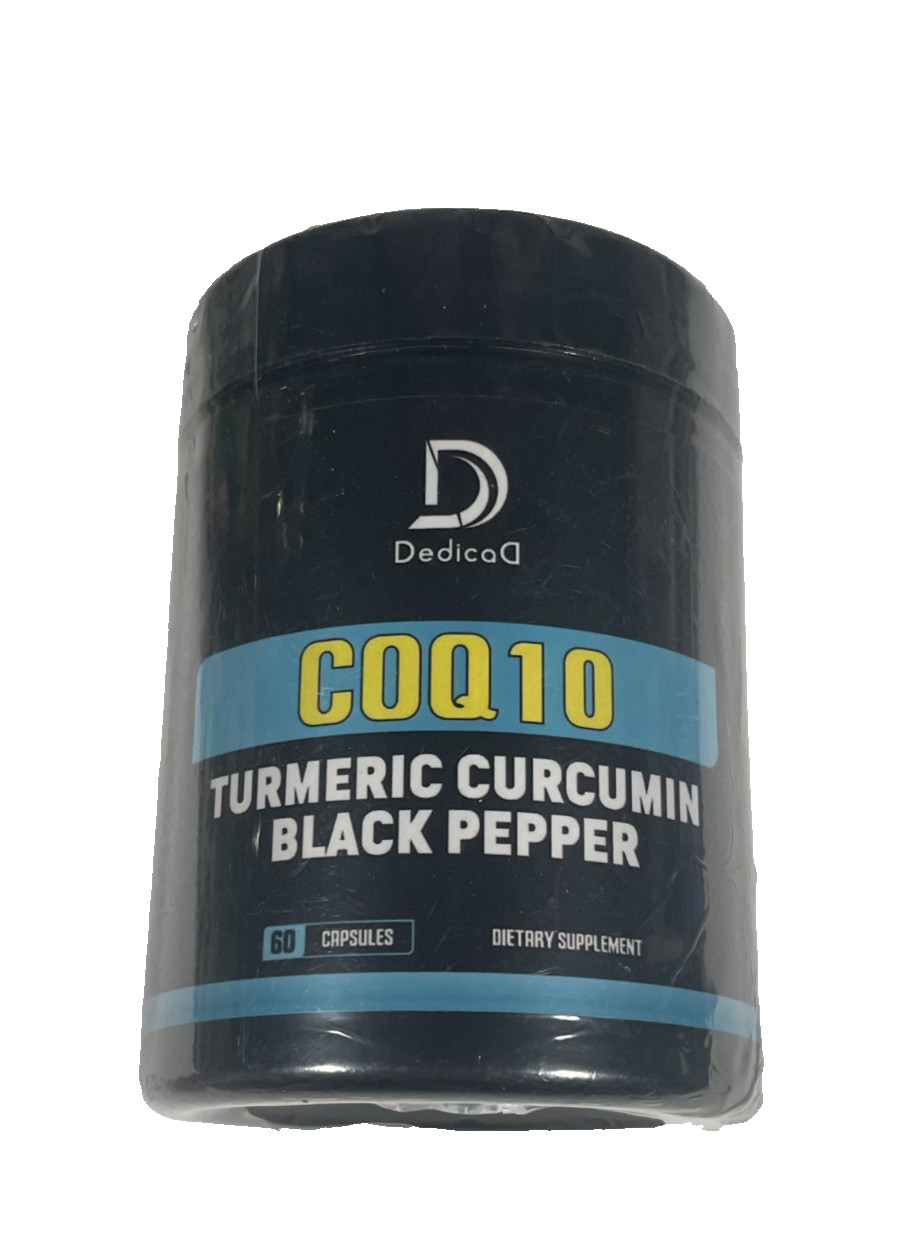 Dedicad CoQ10 Supplement – Heart Health – 60 capsules – Exp 01/28
