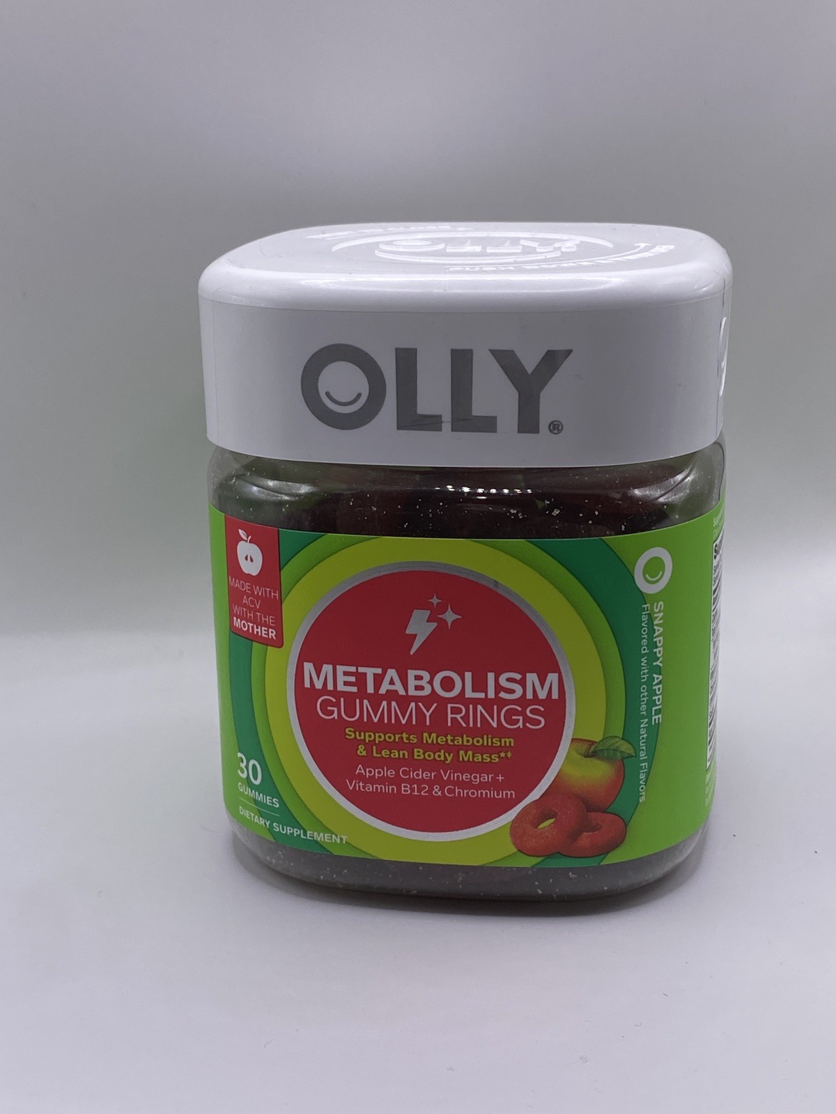 NEW SEALED Olly Metabolism Gummy Rings – 30 Gummies