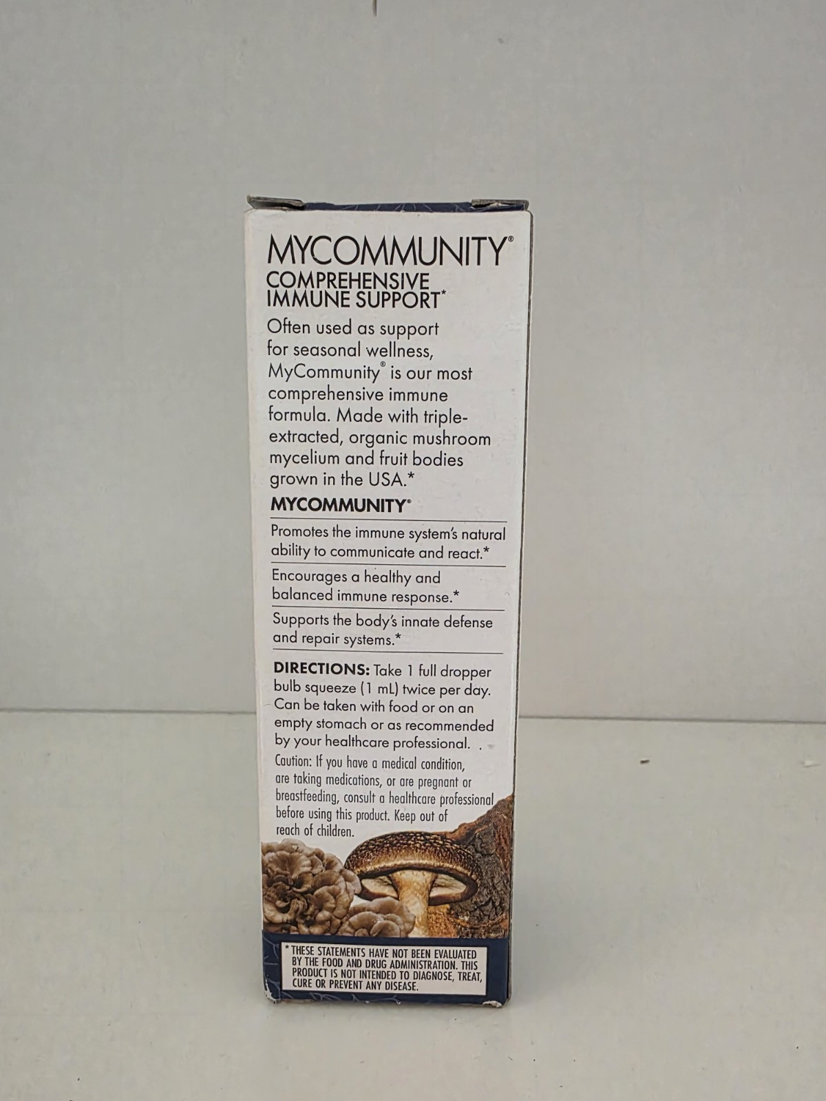 Host Defense MyCommunity Extract 2 Oz Organic Immune Support Fungi Perfecti