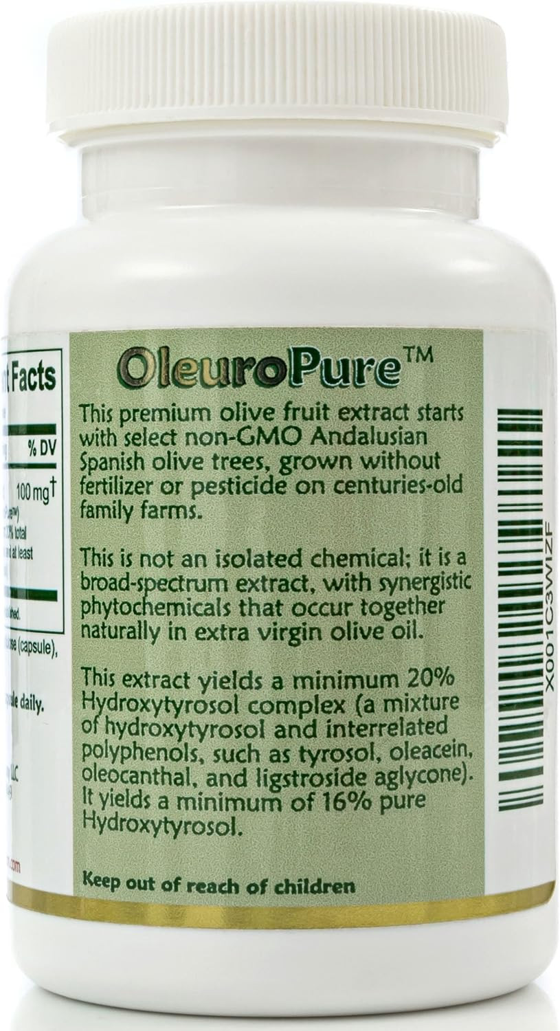 20% Hydroxytyrosol Complex™ Olive Fruit Extract – Super Strength 100% Grown & Ex