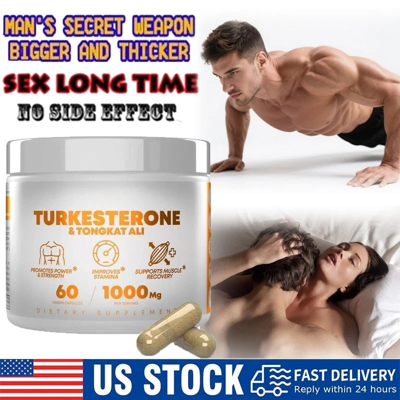 Turkesterone 1000 Mg Natural Capsules Supplement Muscle Growth & Recovery 60 Pcs