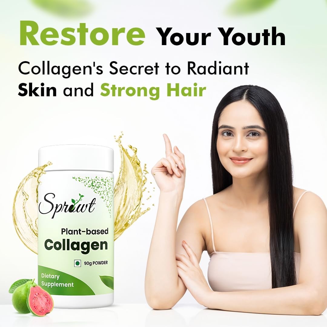 Spro.wt Plant Based Collagen Powder 90g Vitamin C Skin Glow