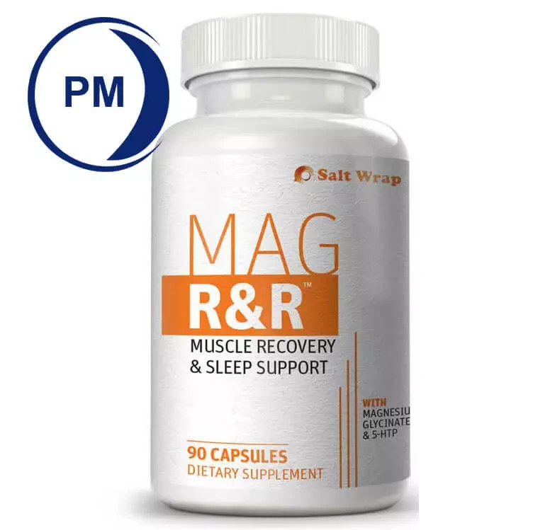 Salt Wrap Mag R&R Muscle Recovery Sleep Support 90 Capsules Exp: 04/2027 SEALED