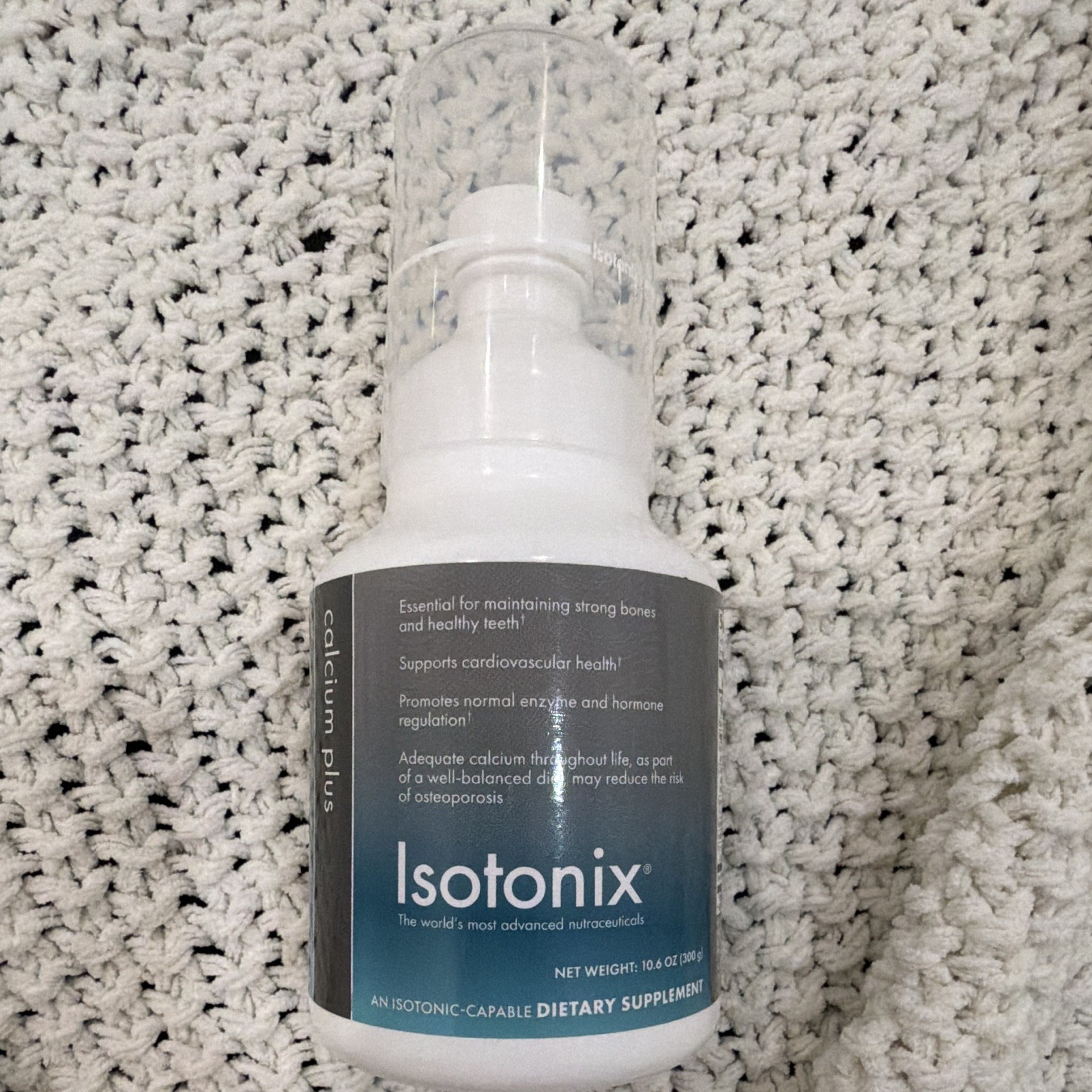 Isotonix Calcium Plus Orange Powder Supplement Gluten-Free Vegetarian 10.6 oz