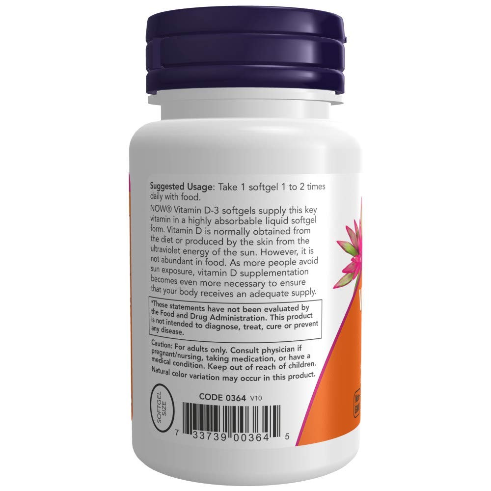 Now Foods Vitamin D3 Chewable 90 Count Pack Of 2 Immune Support Gelatin Non Gmo