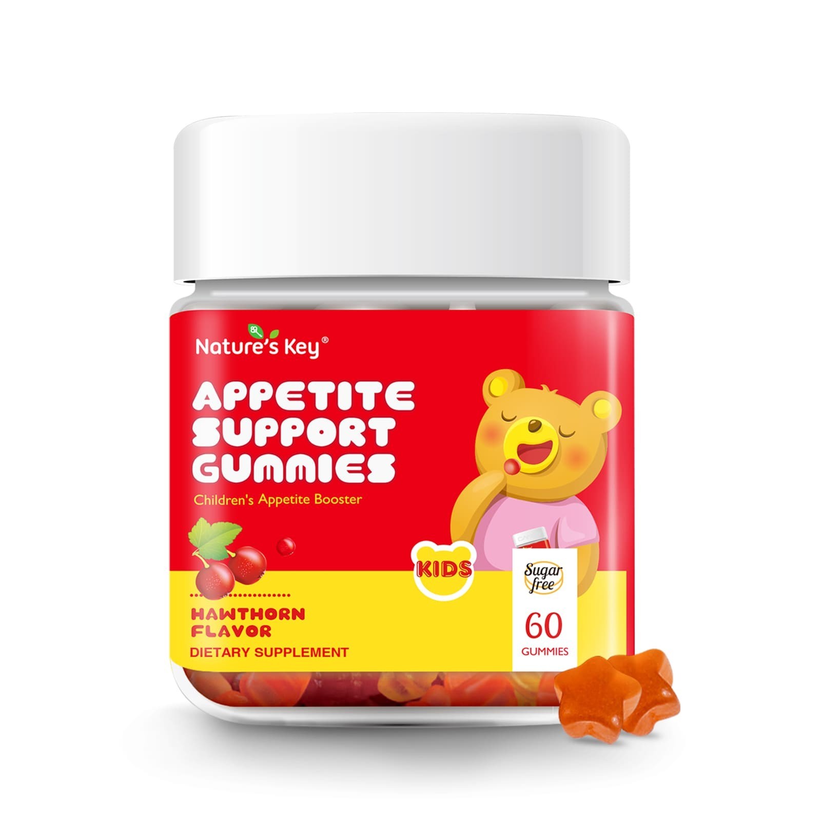 Nature’s Key Appetite Booster Gummies – for Kids to Eat More 60Ct