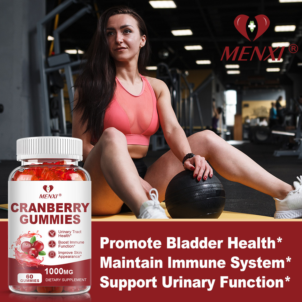 Cranberry Gummies Natural Urinary Tract Health Support – 1000mg Extra Strength