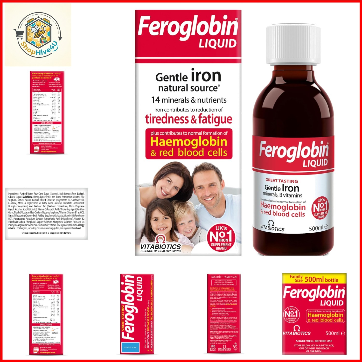 Vitabiotics Organic Liquid 500ml