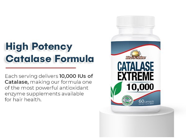CATALASE EXTREME 10,000 – Buy 2 Get One FREE (3 Pack) Rise-N-Shine