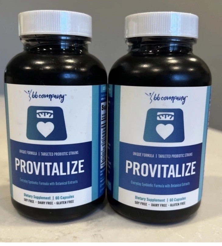 *2 PACK* Better Body Co. Provitalize Probiotic Expires 01/2027 New Sealed