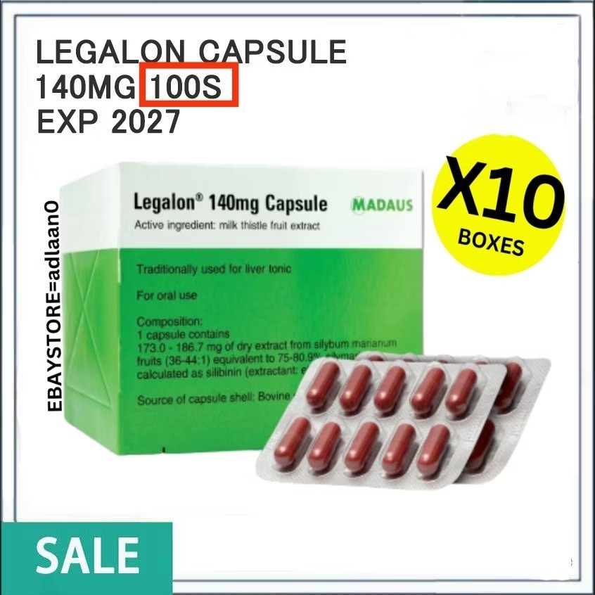 LEGALON 100s x 140g by Madaus Germany Traditionally Used For Liver 1 box