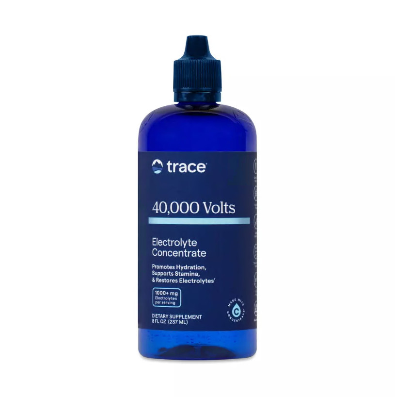 Trace Mineral 40,000 Volts Electrolyte Concentrate 8 oz Exp 2027+