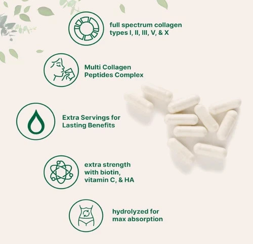“Multi for Pills Collagen Females & Caps 240 Men, Micro Ingredients