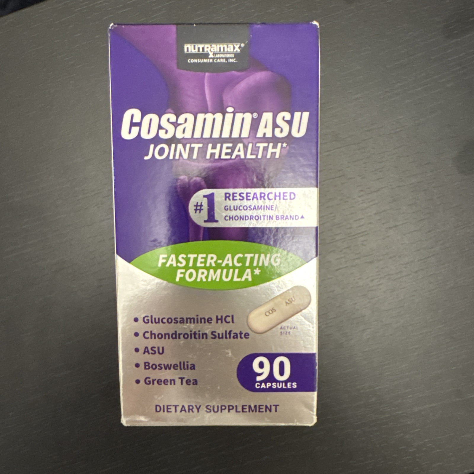 Cosamin ASU For Joint Health Advanced Dietary 90 Capsules Exp 03/28 New Sealed