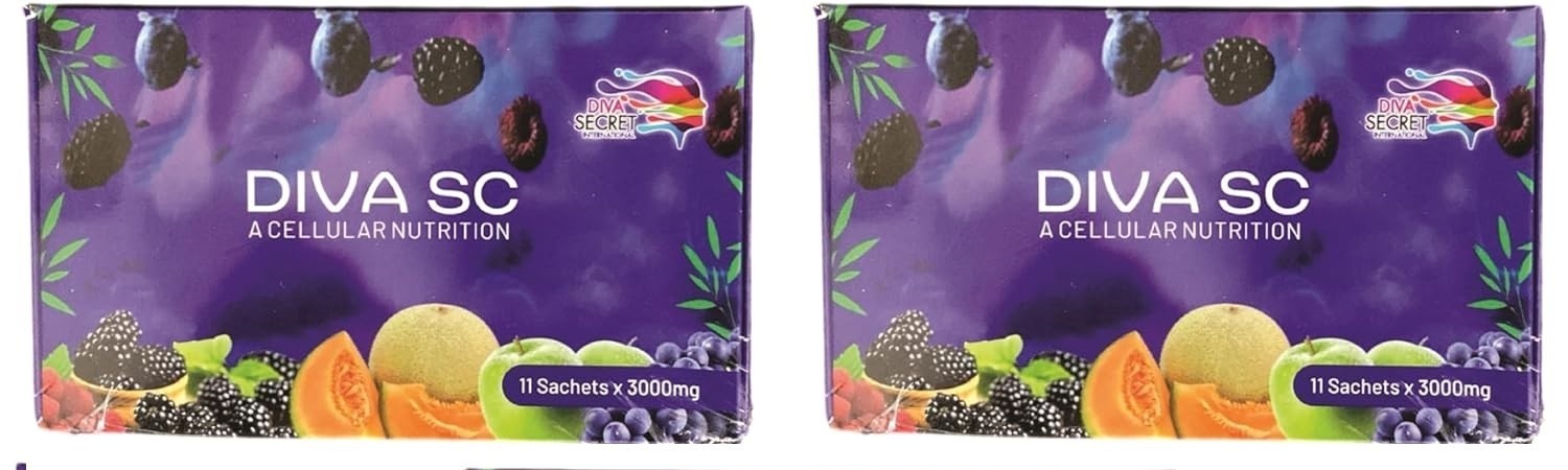 DIVA SECRET stem cell PACK OF 2 CONTAINS 22 SACHET 3G EACH MADE IN MALAYISA