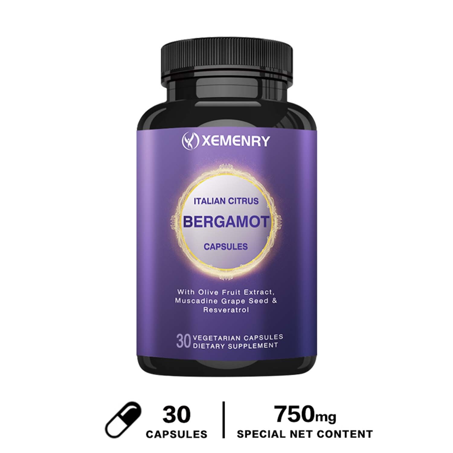 Italian Citrus Bergamot – Resveratrol,Olive Leaf,Cholesterol & Heart Health