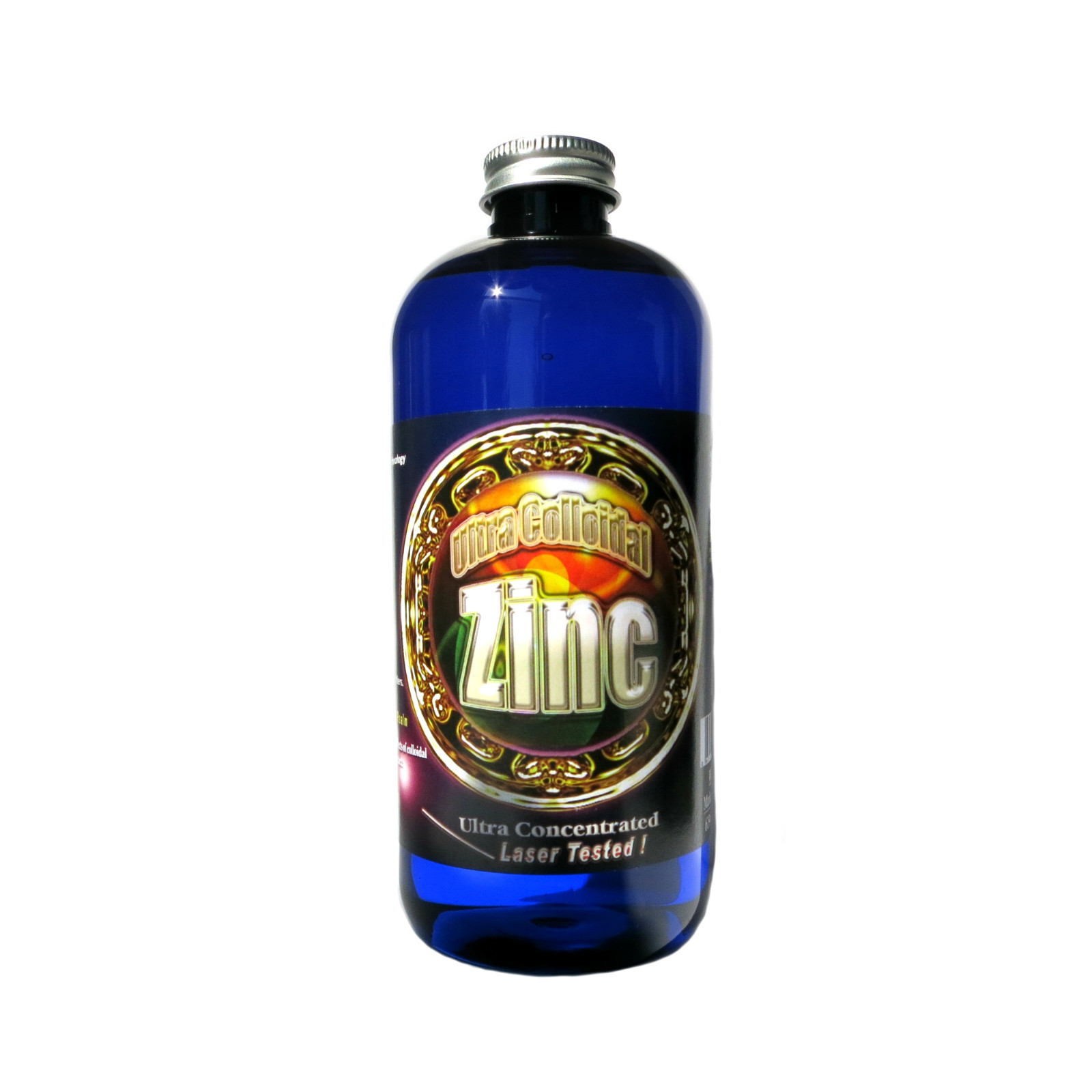 Bioactive Colloidal Zinc 16 oz. 240 PPM by Silver Mtn Minerals. Free Shipping!